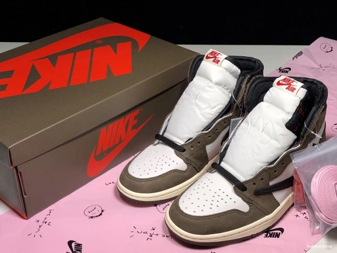 HYPE Retro 100 OG Jordan Air Travis CD4487 - 1 'Mocha' High Scott x 0728